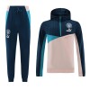 Manchester City Hoodie Felpe da Allenamento Quarto-Zip 2023-24 Crema per Uomo